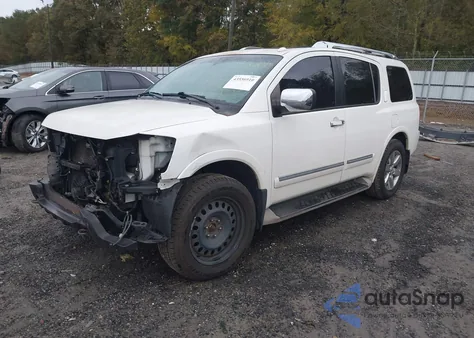 2010 Nissan Armada Platinum from USA, damaged, VIN 5N1AA0NE8AN611934